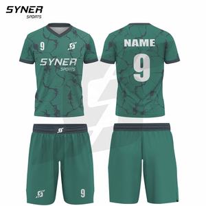 Conjuntos de uniformes de equipos de fútbol masculinos al por mayor, camisetas de fútbol personalizadas y conjuntos de uniformes de fútbol de secado rápido de equipos personalizados - Product Image 5