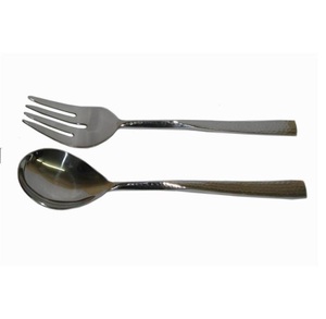 Servidor exclusivo de ensaladas de lujo, juego de cubiertos de Metal, cuchara y tenedor, nuevo diseño - Product Image 5