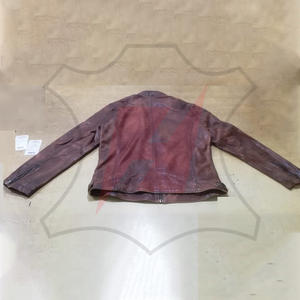 Chaqueta de Cuero para Mujer, Nueva, Elegante, Totalmente Personalizable, Mangas Largas, Impermeable, con Cremallera Frontal, Chaqueta de Cuero Moderna para Mujer - Product Image 3