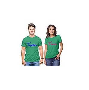 Together Forever Couple T-shirt Girls & Boys Wear Camisetas de moda más Trending Premium Quality Parejas Camiseta al por mayor - Product Image 1