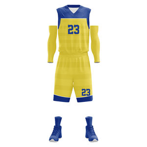 Ensemble de maillots de basket-ball en gros, tissu respirant à séchage rapide, vêtements d'équipe de haute qualité - Product Image 4