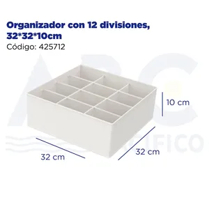 Organizzatore per Desktop e cassetti a 12 scomparti 32*32*10cm - Product Image 2