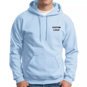 Venta al por mayor 100% algodón pesado pulóver con capucha para hombres de talla grande deportes gimnasio Sudadera con capucha polar con capucha para deportes de otoño - Product Image 2