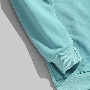 Sudadera con capucha para hombre con logotipo frontal personalizado, diseño de bolsillo, mezcla de poliéster/algodón transpirable - Product Image 6