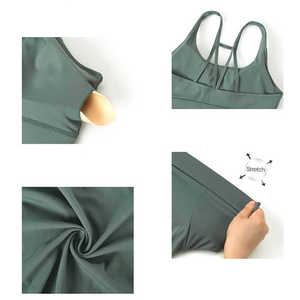 Sujetador Deportivo de Alta Calidad, Transpirable y Sencillo para Mujer, Ligero, para Yoga, a Prueba de Impactos, con Logotipo Frontal, Tallas Grandes, Tirantes Ajustables - Product Image 6