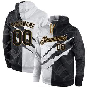 Custom Name Number Applique Fleece Full Dye Sublimation Sweatshirts <b>Jumpers</b> Mens 100% Polyester Fleece Hoodies - Product Image 1