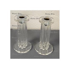 Portavelas de diseñador en acero inoxidable y portavelas de acrílico con buena calidad para la decoración de la sala de estar - Product Image 2