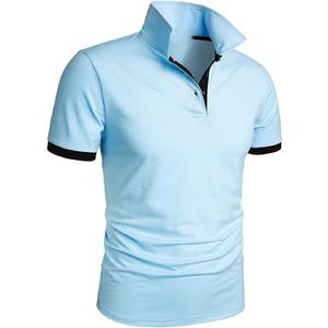 Offre Spéciale hommes Sport pour Polo 100% coton séchage rapide glace soie manches courtes haute qualité Anti-rides impression personnalisable - Product Image 6