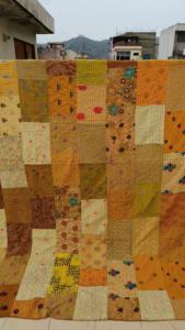 New Arrival Handmade Bohemian Reversible Cotton Kantha <b>Quilts</b> Ethnic Patchwork Bedspread Blanket - Product Image 4