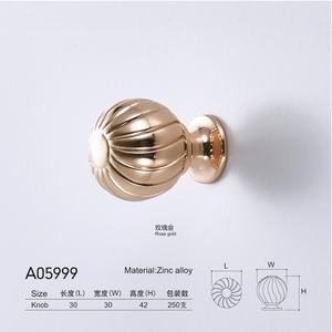 Poignée de porte de placard de salle de bain moderne à trou unique, en alliage de zinc multicolore, filetée, solide, pour chambre à coucher, salon, cuisine, commode - Product Image 6