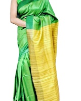 100% pur Tussar soie Saree vêtements ethniques traditionnels pour les Festivals fonctions familiales bureau événements politiques culturels tissés à la main