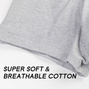 Washable Mid-Rise Breathable Incontinence <b>Underwear</b> Plus Size Adult Cotton Spandex Super Leakproof Boxer Briefs for Men - Product Image 6