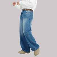 Pantalon en jean de fabrication professionnelle à bas prix Service OEM Pantalon en jean pour hommes de conception de logo sur mesure à vendre
