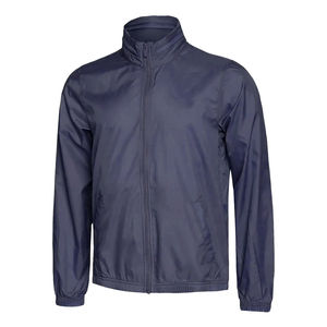 ชุดเสื้อกันลมผ้าไนลอน2ชิ้นชุดกันลมสำหรับผู้ชายทรงโอเวอร์ไซส์ผ้ากันลมระบายอากาศได้ดี - Product Image 4