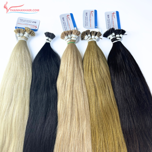 Extensiones de Cabello Remy Virgen con Queratina, Extensiones de Cabello Humano Doble Dibujado, Venta Al por Mayor de Fábrica - Product Image 4