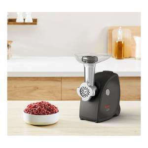 Hachoir et trancheuse à viande électrique Moulinex ME4728 2000W Noir & Argent, successeur du modèle HV4 2022 - Product Image 4