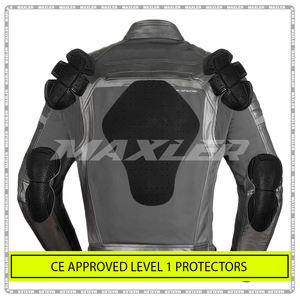 Chaqueta de moto de cuero aprobada por la CE para Mujer | Chaqueta de motorista duradera con estilo | Chaqueta de cuero para montar - Product Image 3