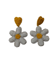 Pendientes de Abeja Bordados con Cuentas de Alta Calidad, Pendientes de Abeja con Cuentas, Abeja Reina de la India, Pendientes Hechos a Mano para Mujer - Product Image 6