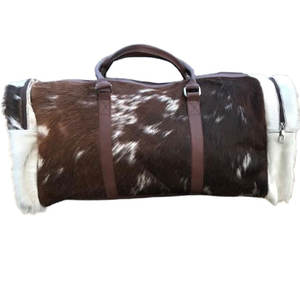 Bolsa de Viaje de Cuero Vacuno Personalizada Hecha a Mano para Viajes al Aire Libre, Venta al por Mayor de Fábrica, Bolsa de Viaje de Cuero Vacuno Hecha a Mano - Product Image 3
