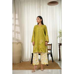 Brandsinn ชุดเสื้อและกางเกงผ้าไหมซาติน BIC-1735 2ชิ้น - Product Image 3
