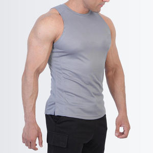 Customize Logo Gym Tank Top Fitness Sleeveless Casual Use Breathable Muscle <b>Stringer</b> Tank Top <b>Vest</b> for Men - Product Image 6