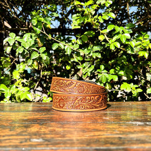 Cinturón de Cuero Vacuno Occidental Premium Especial para Eid R M INTERNATION 2026, Cinturón Gaucho de Cuero Genuino Duradero con Tallado Clásico - Product Image 5