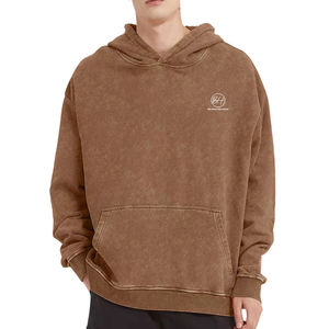 Nouveauté Vente Chaude Sweat-shirts à Lavage Acide pour Hommes Vente en Gros Prix Raisonnable Conception Personnalisée Sweat-shirts à Lavage Acide pour Hommes - Product Image 2