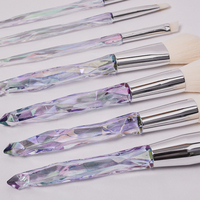 Prix de gros - Pinceaux de maquillage pour le visage synthétiques vegan, 10 pièces, sans cruauté, en plastique, de qualité professionnelle, ensemble de pinceaux Real Technique