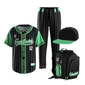 ชุดเครื่องแบบเบสบอลสำหรับผู้ชายไซส์พิเศษชุด2025พร้อมโลโก้ปักลายทีมฝึกซ้อมที่ออกแบบสีได้ตามต้องการ - Product Image 5