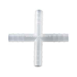 ข้อต่อสี่ทาง PVDF-คุณภาพสูง ออกแบบทนทานโดยบริษัท Burkle GmbH - Product Image 1