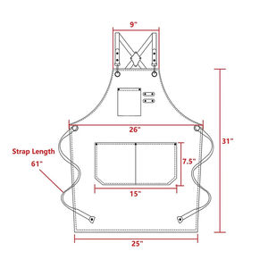 Delantal de lona sin mangas Logotipo personalizado Babero ajustable para cocina Hornear Bar Café Chef o uso de limpieza - Product Image 6