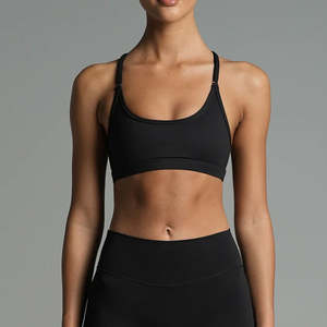 OEM Custom High Quality Workout <b>Sexy</b> Sport Crop Top Quick Dry Breathable Fitness Yoga <b>Bra</b> for Woman - Product Image 5