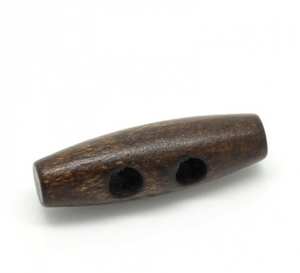 คุณภาพสูงขัดมันและเป็นธรรมชาติ100% แท้ควายฮอร์นสีดำฮอร์นเปิดปิดปลายสำหรับเสื้อผ้าและอื่นๆจากอินเดีย - Product Image 1