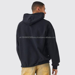 Sudaderas con Capucha para Hombre, Sudaderas Extra Grandes, Ropa Urbana, Hombros Caídos, Algodón Grueso, Bolsillo Funcional - Product Image 3