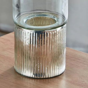 เชิงเทียนและขาตั้งกระจกทำจากโลหะขัดเงาตั้งโต๊ะสำหรับให้แสงสว่างและอุปกรณ์ตกแต่งบ้าน - Product Image 5