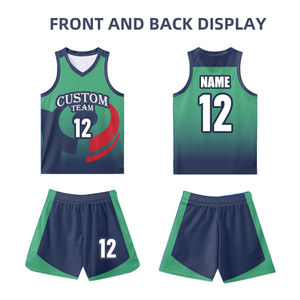 Conjuntos de Uniformes de Baloncesto Personalizados para Adultos, Transpirables, Anti-UV, de Secado Rápido, Talla Grande, Jersey 100% Poliéster, Antibacteriano, Unisex - Product Image 5