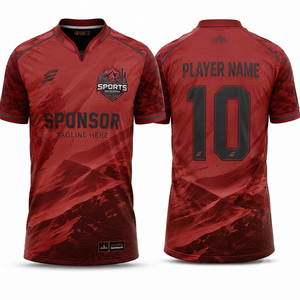 เสื้อฟุตบอลทีมพรีเมียมแบบกำหนดเอง OEM เสื้อแข่งฟุตบอล ผ้าโพลีเอสเตอร์น้ำหนักเบา ชุดกีฬาสโมสร ขายส่งจากโรงงานโดยตรง - Product Image 1