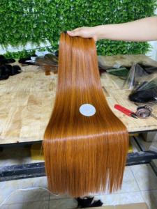 Paquetes de cabello humano alineados con cutícula virgen cruda estirada doble de alta calidad de grado 12A - Product Image 5