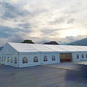 Tentes de mariage extérieures avec fenêtre pour 300 personnes chapiteau de tente de fête d'événement haut de gamme