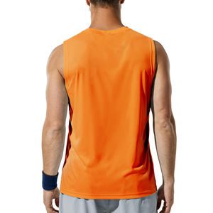 Camisa sin mangas de corte clásico para hombre con costuras de alta calidad y tela transpirable, adecuada para deportes y vestimenta informal - Product Image 2