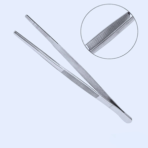 Pinzas de Disección Profesionales de Acero Inoxidable, Pinzas Rectas Manuales para Cirugía, Juego de Instrumentos para Clipar Tejidos Quirúrgicos, Varios - Product Image 2