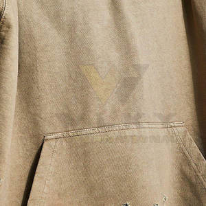 Sudaderas con capucha desgastadas de gran tamaño XL de alta calidad para hombres Jersey de estilo callejero personalizado con capucha de Invierno en Blanco con patrón de impresión a granel - Product Image 6