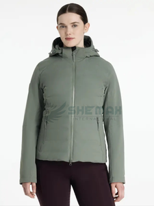 Chaqueta casual para montar a caballo para mujer, ropa de abrigo ecuestre Softshell, perfecta para la práctica diaria, actividades estables y caballos al aire libre - Product Image 3