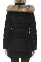 Femmes décontracté long chaud léger doudoune respirant coton Parka avec motif décoration vêtements d'extérieur imperméables pour dames