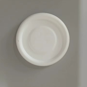 2 OZ COUVERCLE en PAPIER Boissons froides échantillons de café assiettes à bagasse biodégradables classiques assiettes de canne à sucre jetables écologiques - Product Image 1