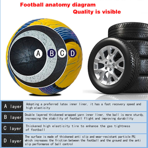 5 Balón de fútbol Liga oficial profesional Fútbol Partido al aire libre Balón de entrenamiento PU Tecnología térmica sin costuras suave - Product Image 6
