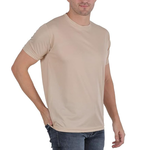 Camiseta de cuello redondo personalizada de alta calidad para hombre 100% algodón Premium 180 210 250 300 gramos logotipo impreso en la parte delantera BD - Product Image 6