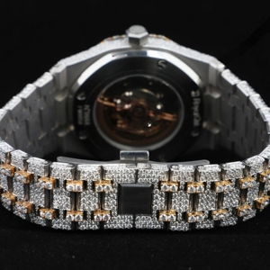 Luxueux 41MM Entièrement Clouté Moissanite Diamant Montre Glacé VVS Diamant Cadran Hip Hop Montre Pour Hommes Cadeau Pour Lui - Product Image 3
