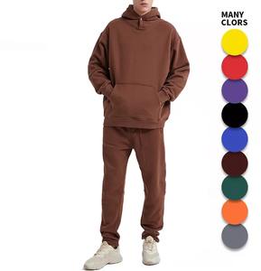 Pantalones de chándal y joggers de algodón de 2 piezas para Otoño e Invierno de talla grande para mujer, chándal ecológico para hombre - Product Image 6