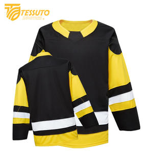 Uniforme de hockey sur glace de haute qualité, vêtements de sport 100% polyester légers, imprimés, respirants, logo personnalisé, nom de l'équipe, OEM - Product Image 4